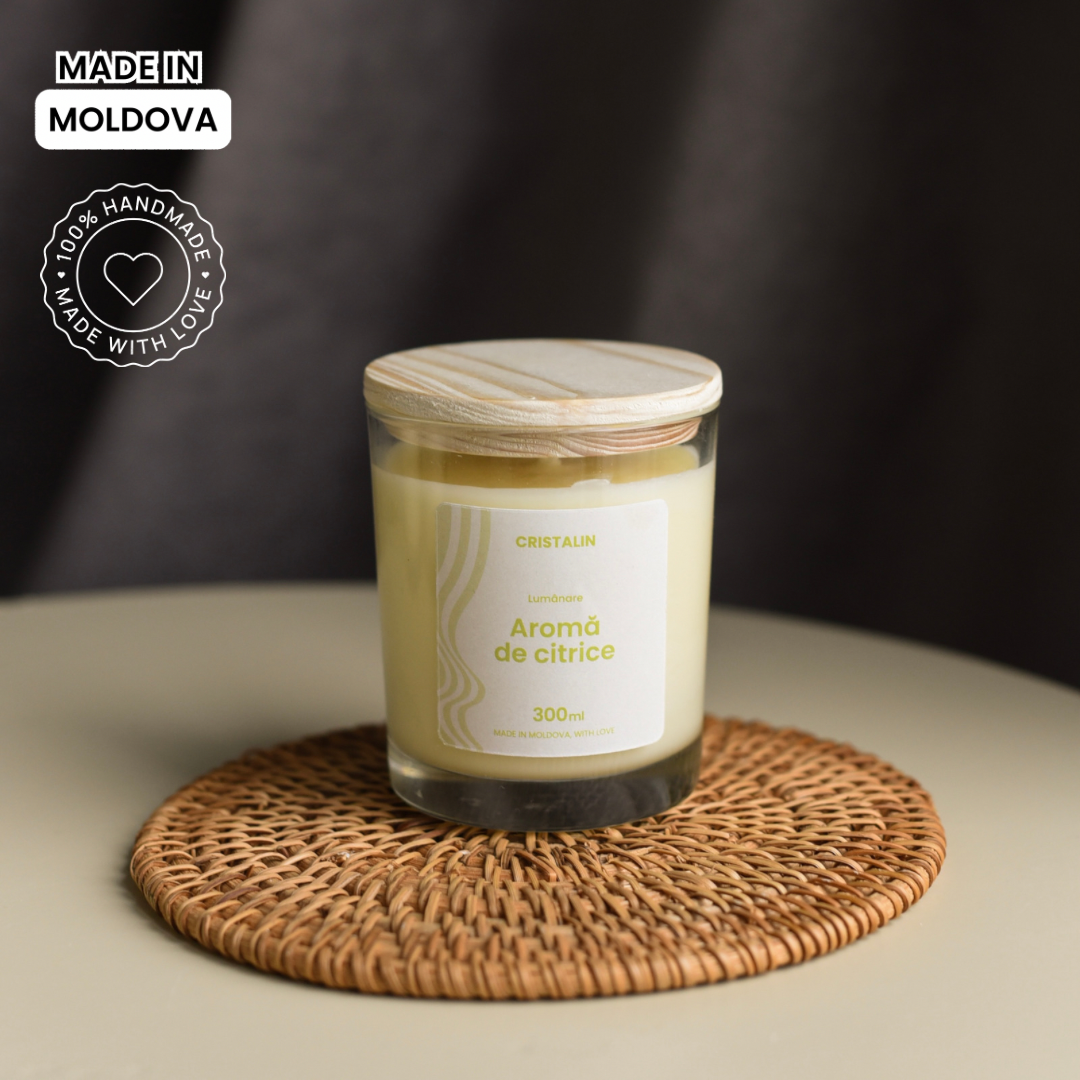 Lumânare cu aroma de citrice